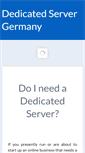 Mobile Screenshot of dedicated-server-germany.com